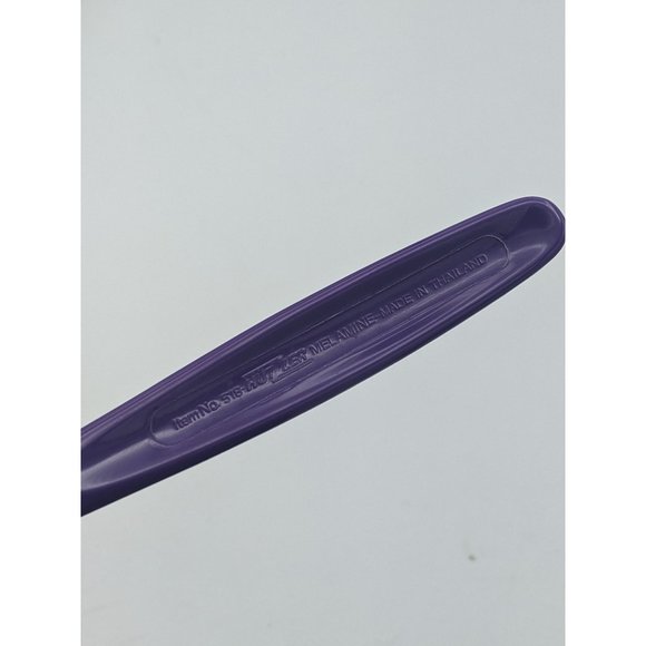 Hutzler Solid Serving Spoon Melamine 10" Purple No 518 - Picture 3 of 3